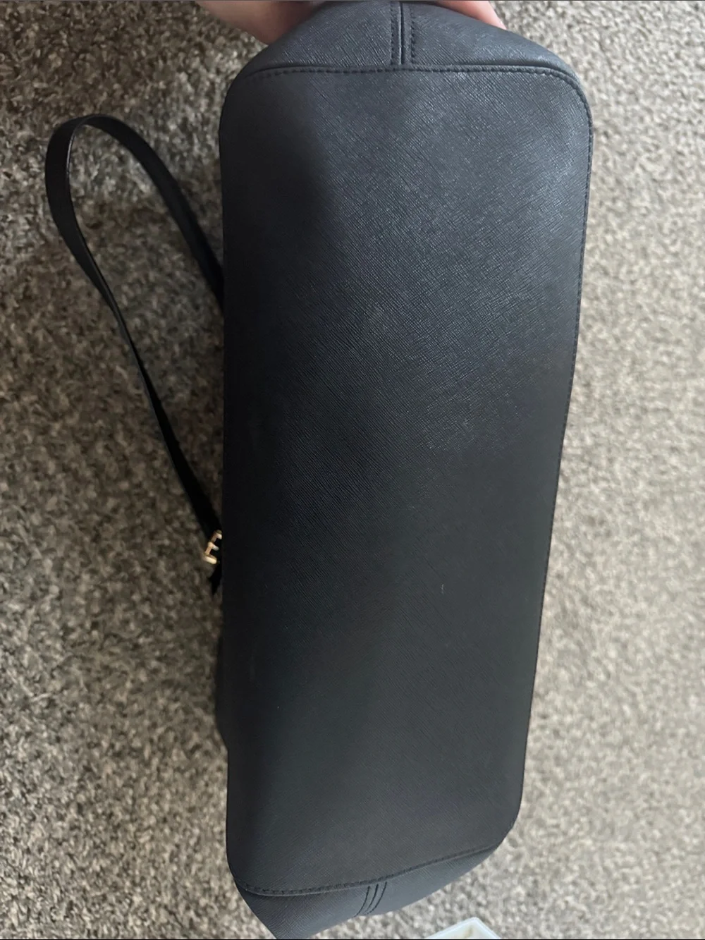 Michael Kors Black Tote with Gold MK Charm